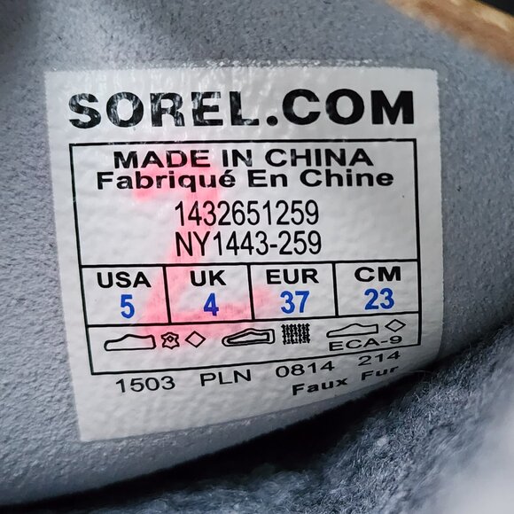 Sorel CARIBOU Waterproof Boots Size 5 - Picture 15 of 15